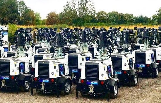 Fleet of mobile generator/lighting towers